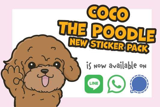 Coco's Sticker Spectacular: A Poodle's Multilingual Adventure! - Pawsome Island