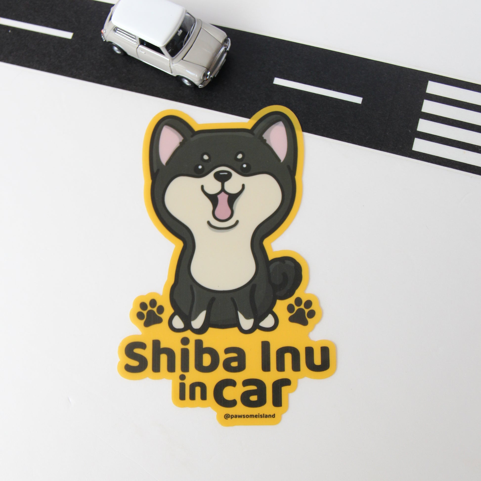 Shiba Inu Car Sticker - A Must-Have for Dog Lovers! - Pawsome Island