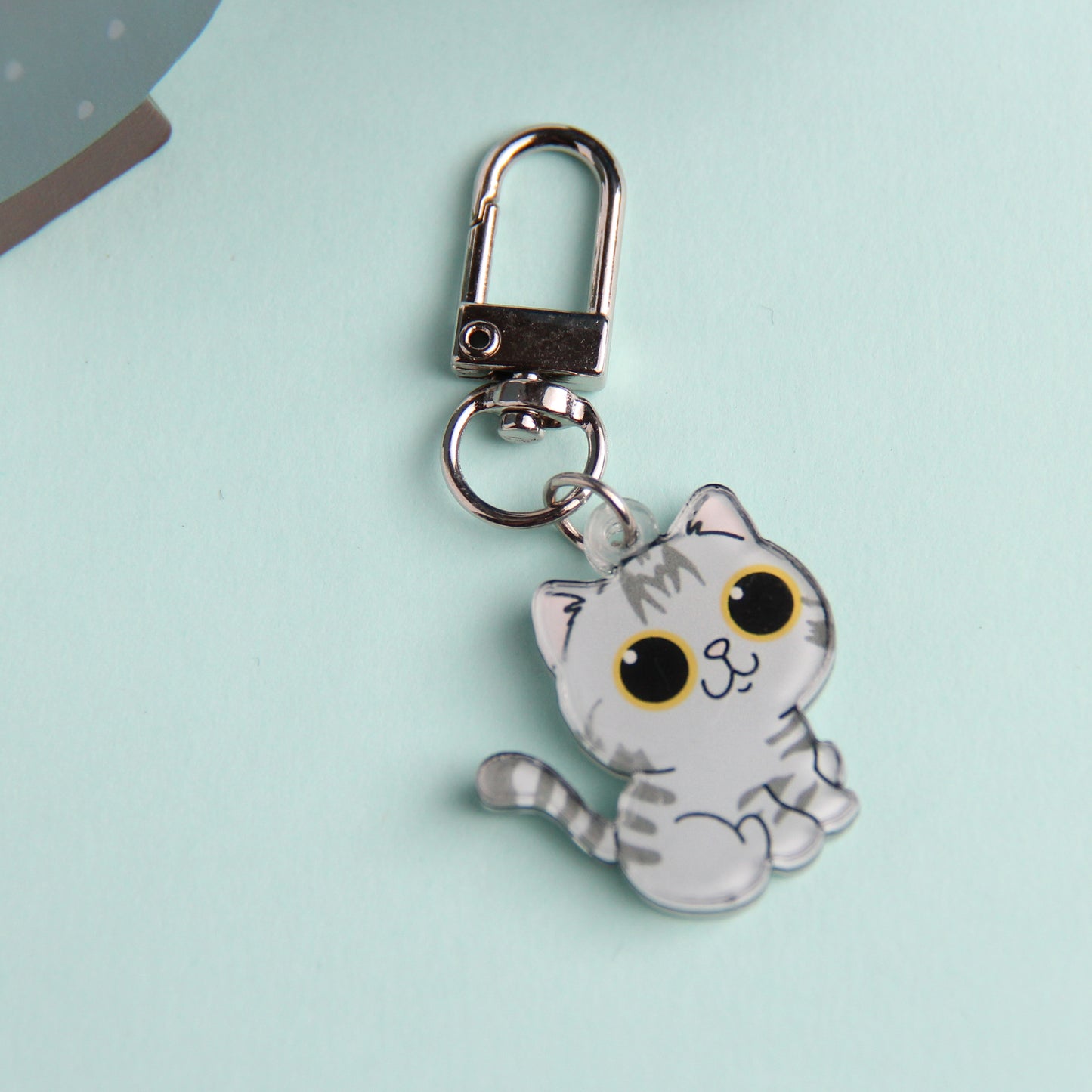 3cm Mini Cats Acrylic Keychain - Cute Cat Breed Collectible - Pawsome Island