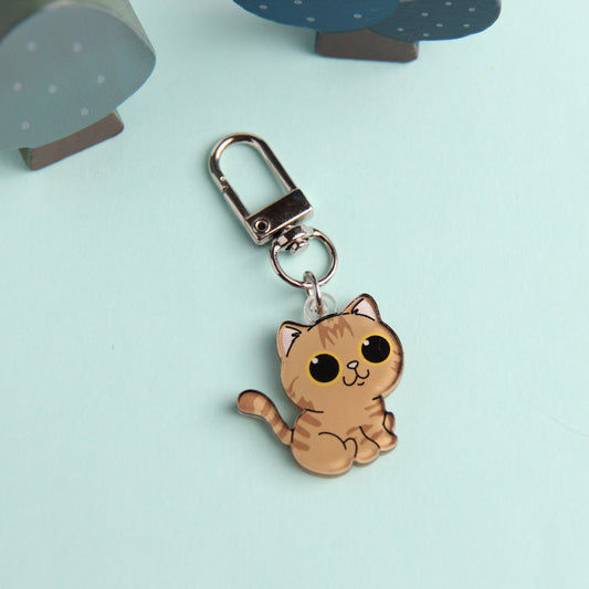 3cm Mini Cats Acrylic Keychain - Cute Cat Breed Collectible - Pawsome Island