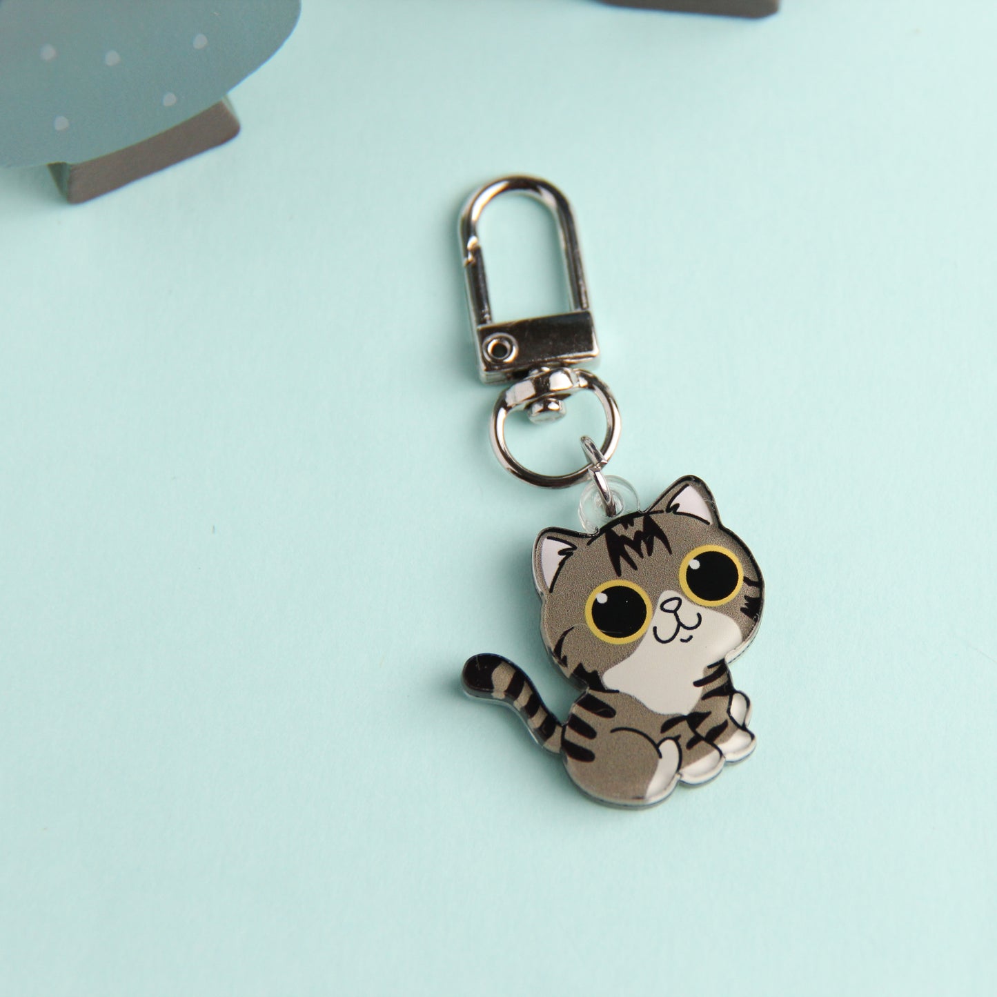 3cm Mini Cats Acrylic Keychain - Cute Cat Breed Collectible - Pawsome Island