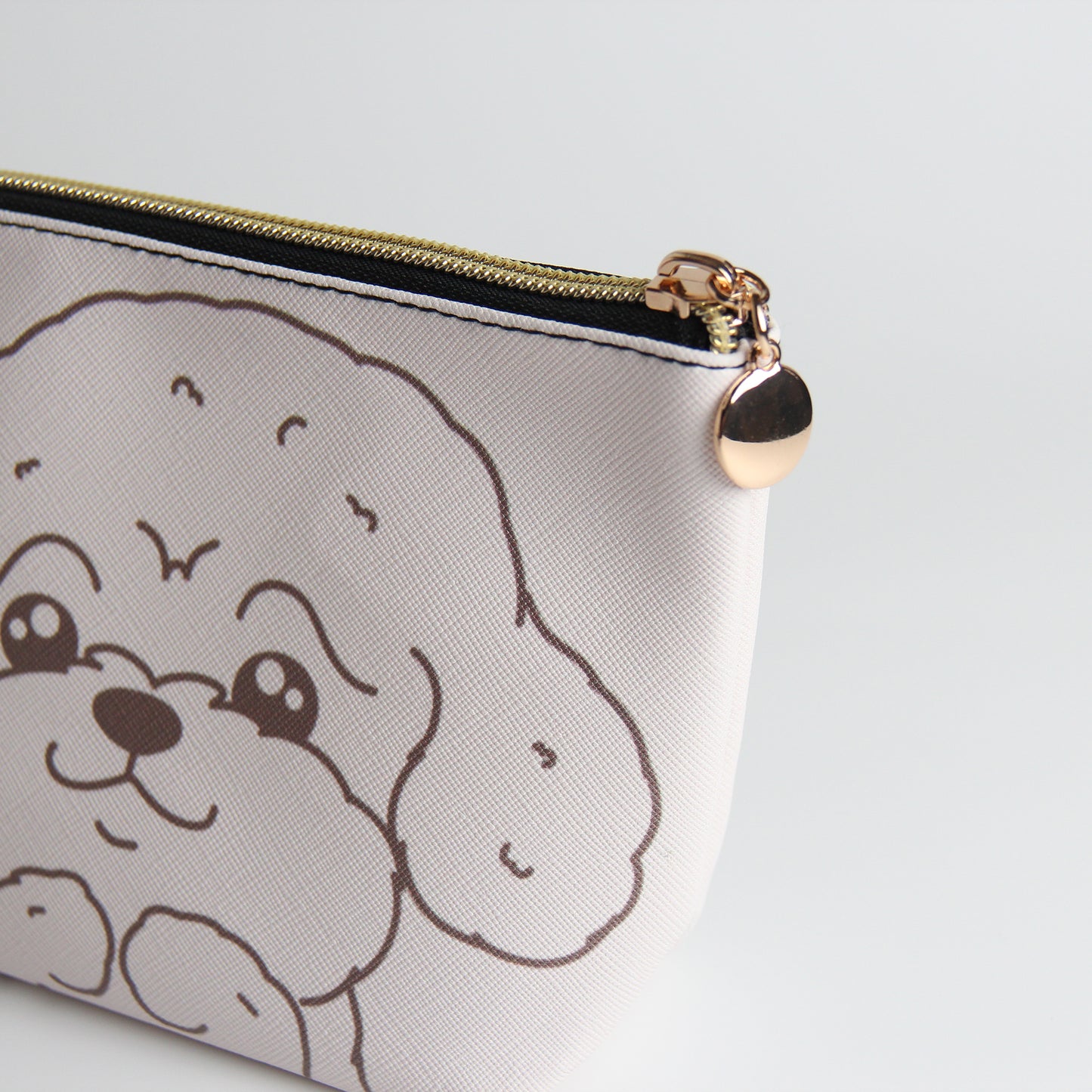 Poodle Travel Makeup Pouch – Chic & Functional Cosmetic Organizer