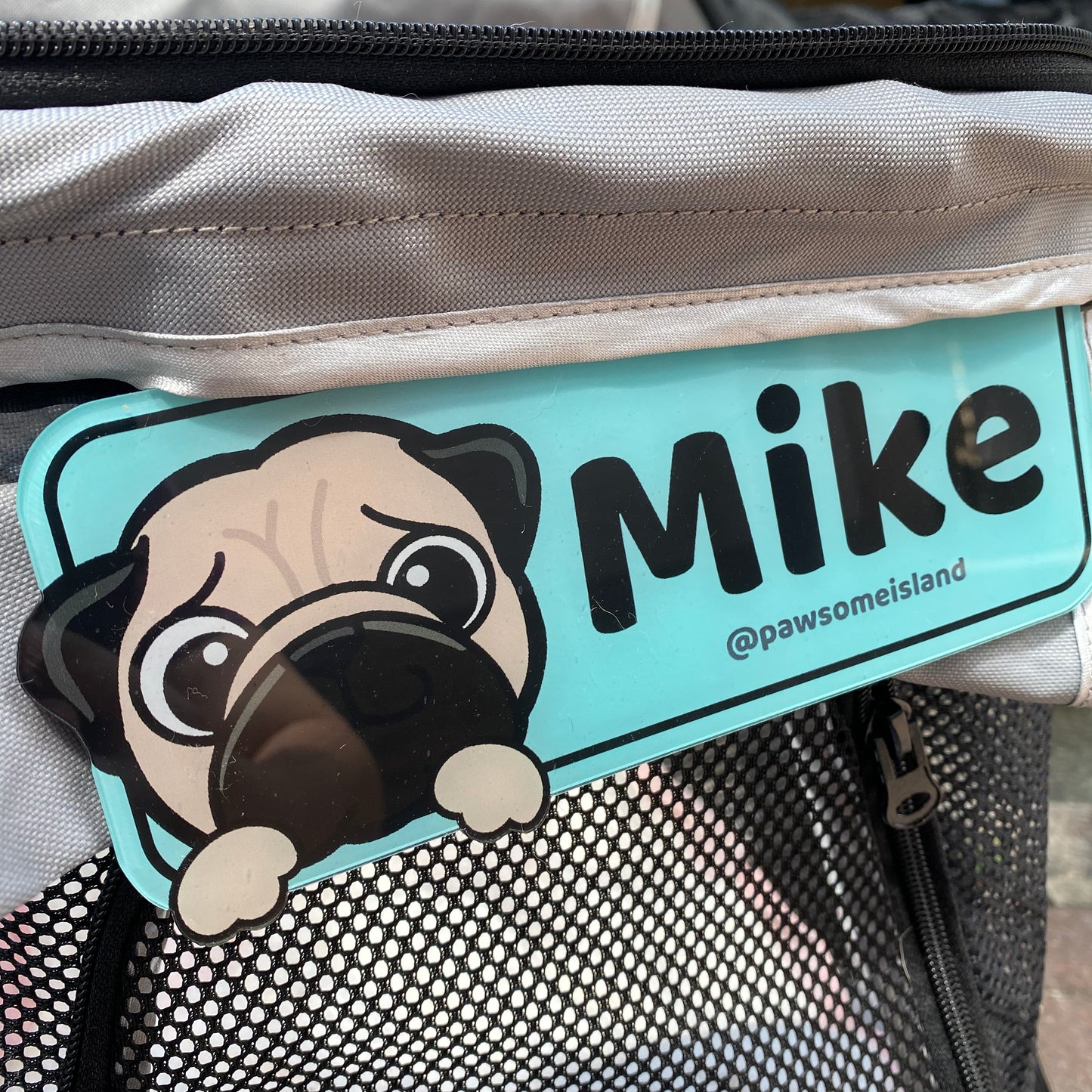 Pawsome Island DIY Custom Pet Stroller Name Plate - Design It Yourself! - Pawsome Island