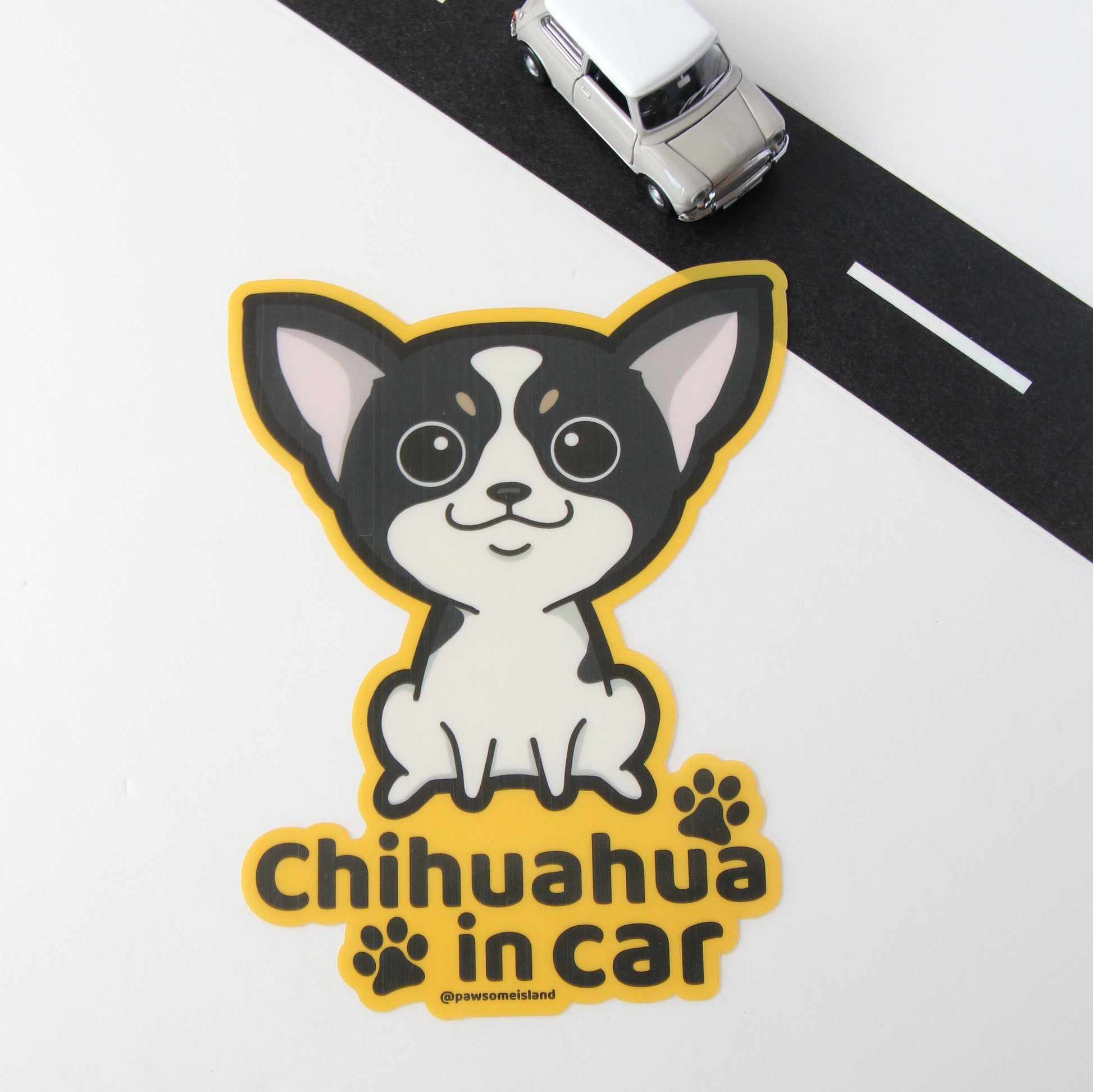 Chihuahua Car Sticker - A Must-Have for Dog Lovers! - Pawsome Island