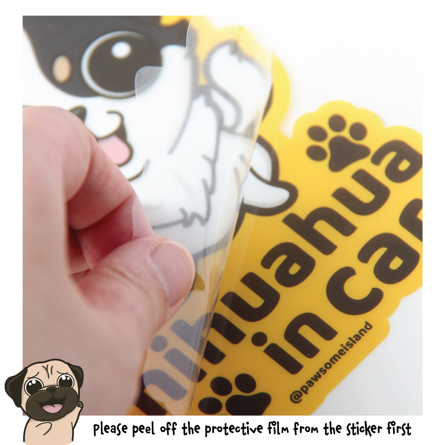 Chihuahua Car Sticker - A Must-Have for Dog Lovers! - Pawsome Island